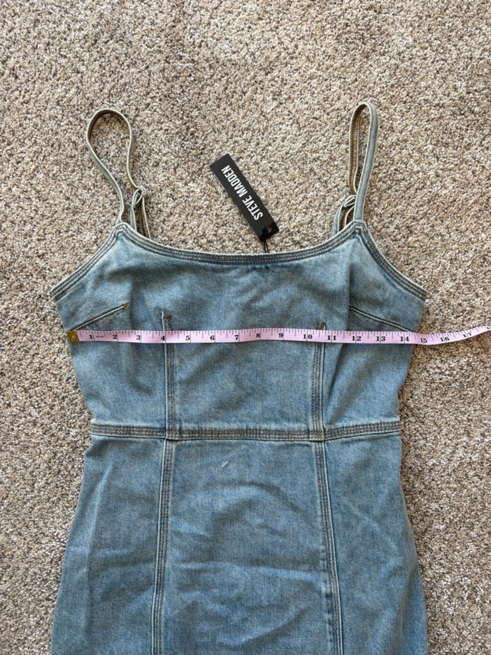 GISELLE denim dress / Steve Madden (2) - Picture 7 of 10
